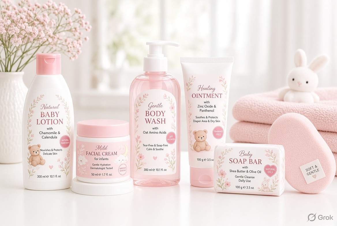 Baby bath products